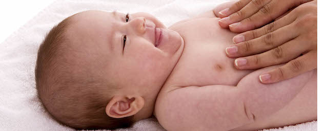 home remedy for baby constipation by pressing downwards on babys stomach