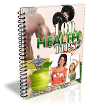 100 health tips ebook cover