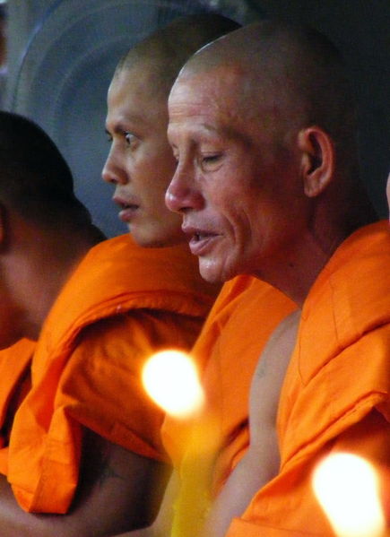 Meditation by Buddhist Monks