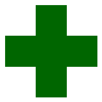 First_aid green cross