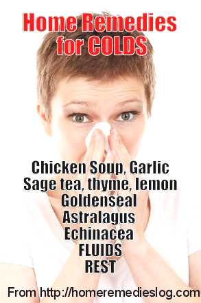 Home remedies for colds - meme