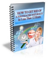 How to get rid of a toothache naturally - ebook cover