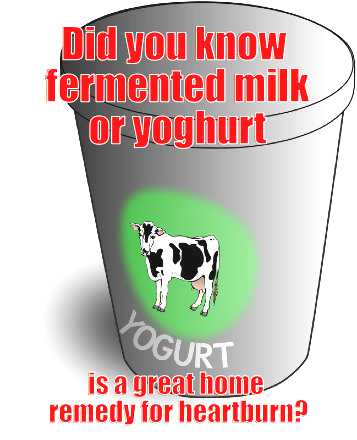 eat yogurt for natural heartburn relief - meme