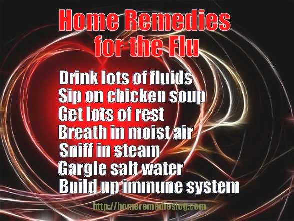 home remedies for the flu - meme
