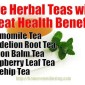 5 Herbal Teas That Can Improve Your Health